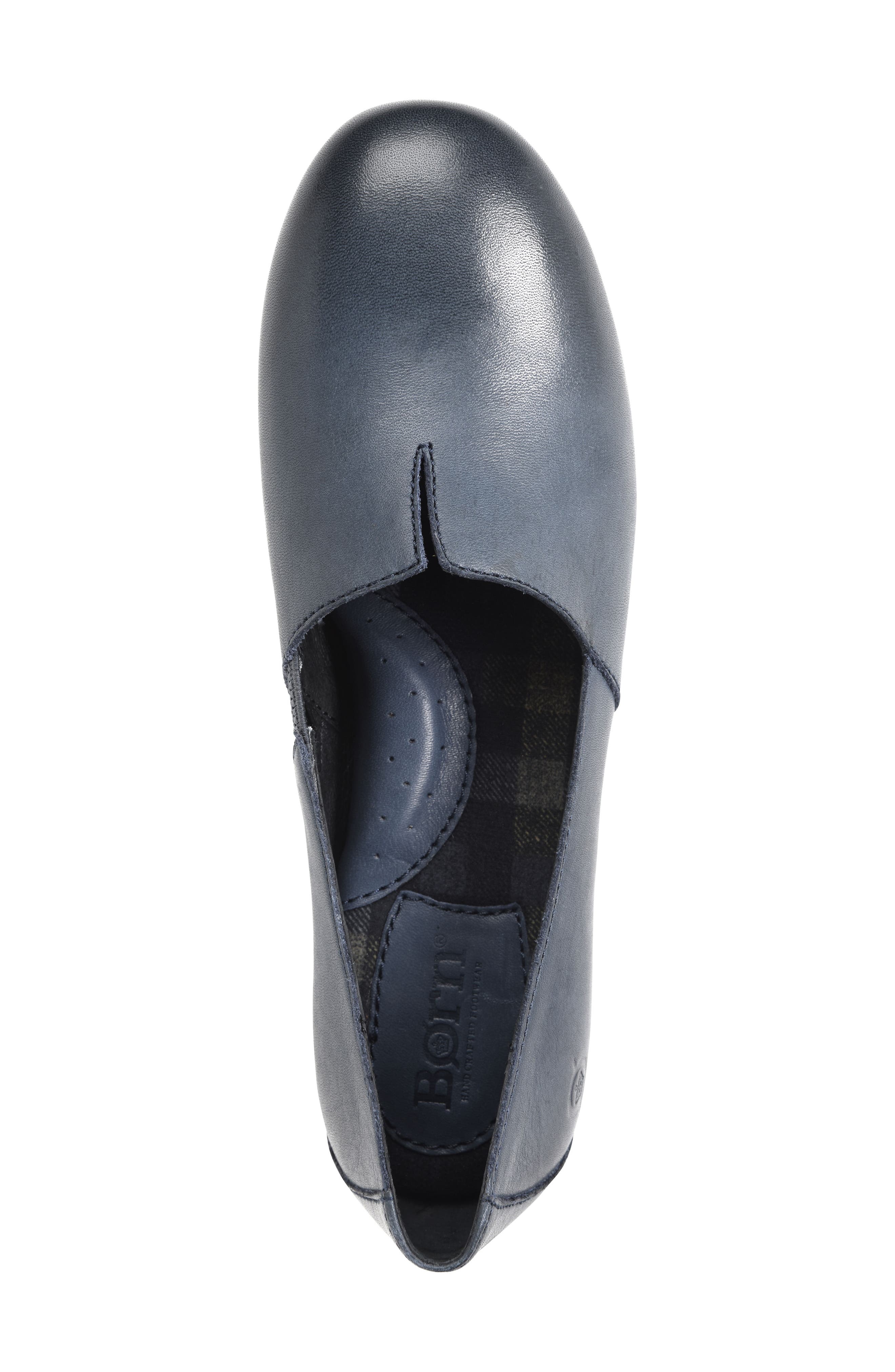 Børn 'Sebra' Flat, Alternate, color, Navy Leather