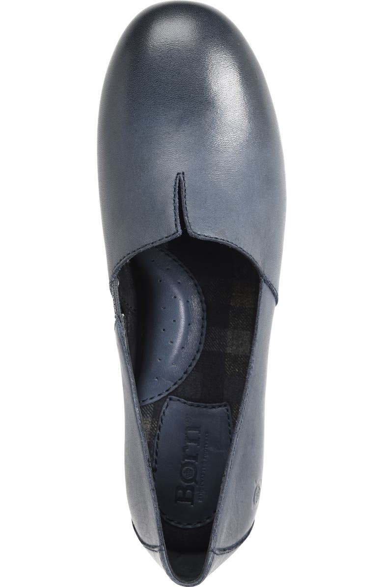 Børn 'Sebra' Flat, Alternate, color, Navy Leather