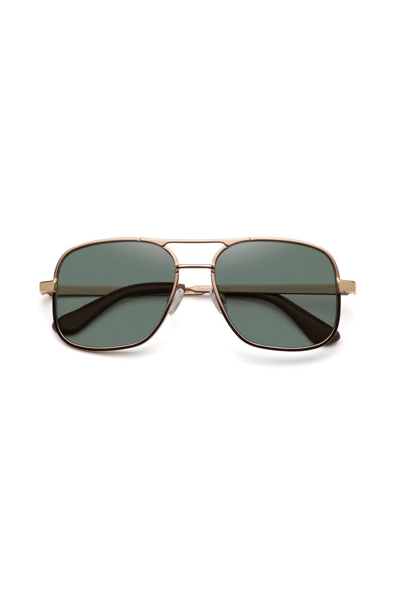 Metamodernist Scout | Polarized Sunglasses, Main, color, Polished Rose Gold