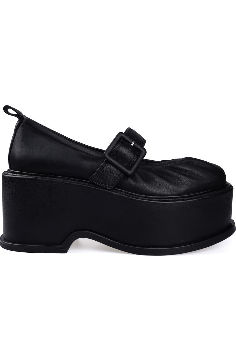 Artisan Crafted By Zigi Buxi Platform Mary Jane, Alternate, color, Black Leather