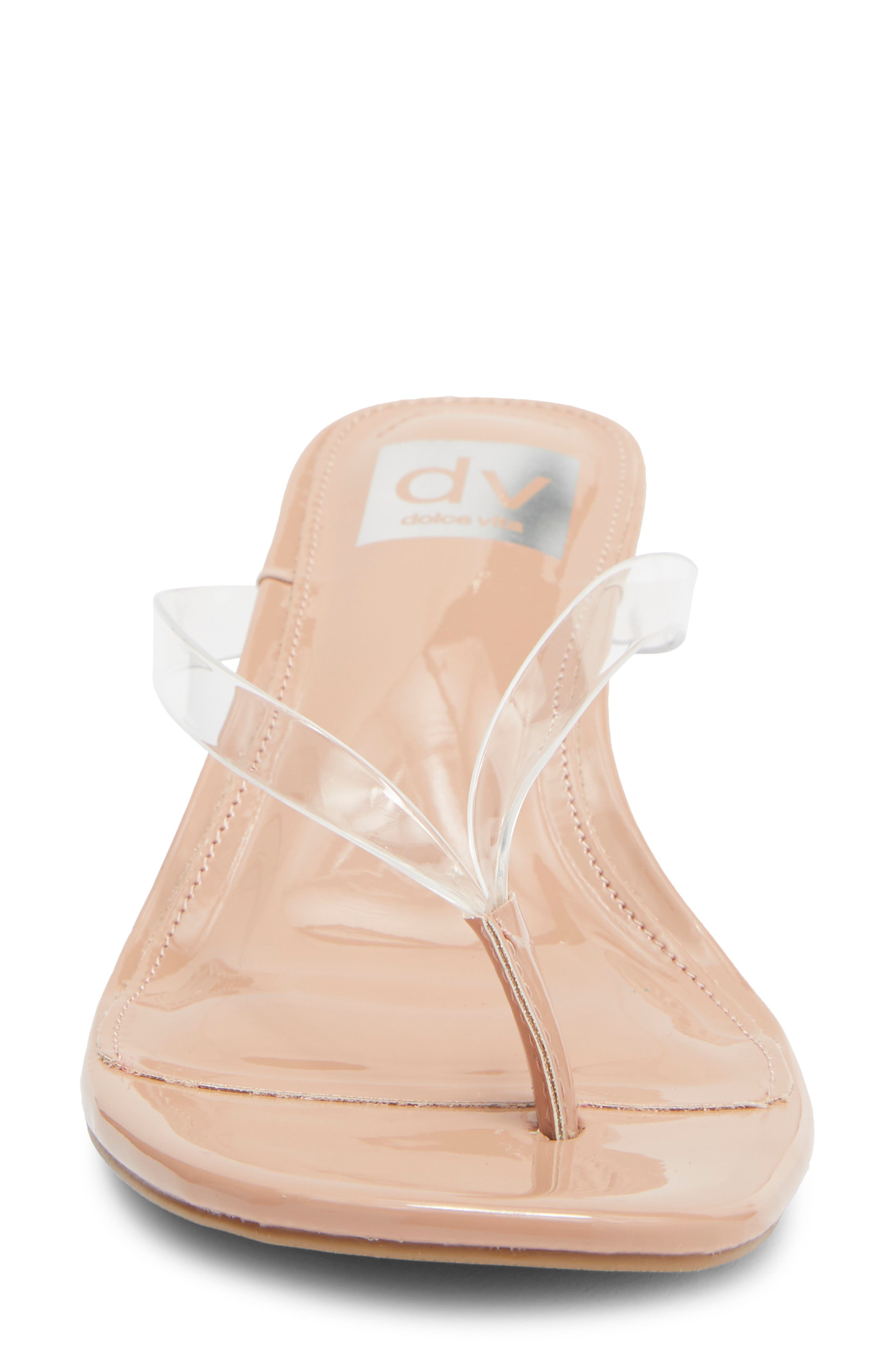 Freyda Slide Sandal, Alternate, color, CLEAR