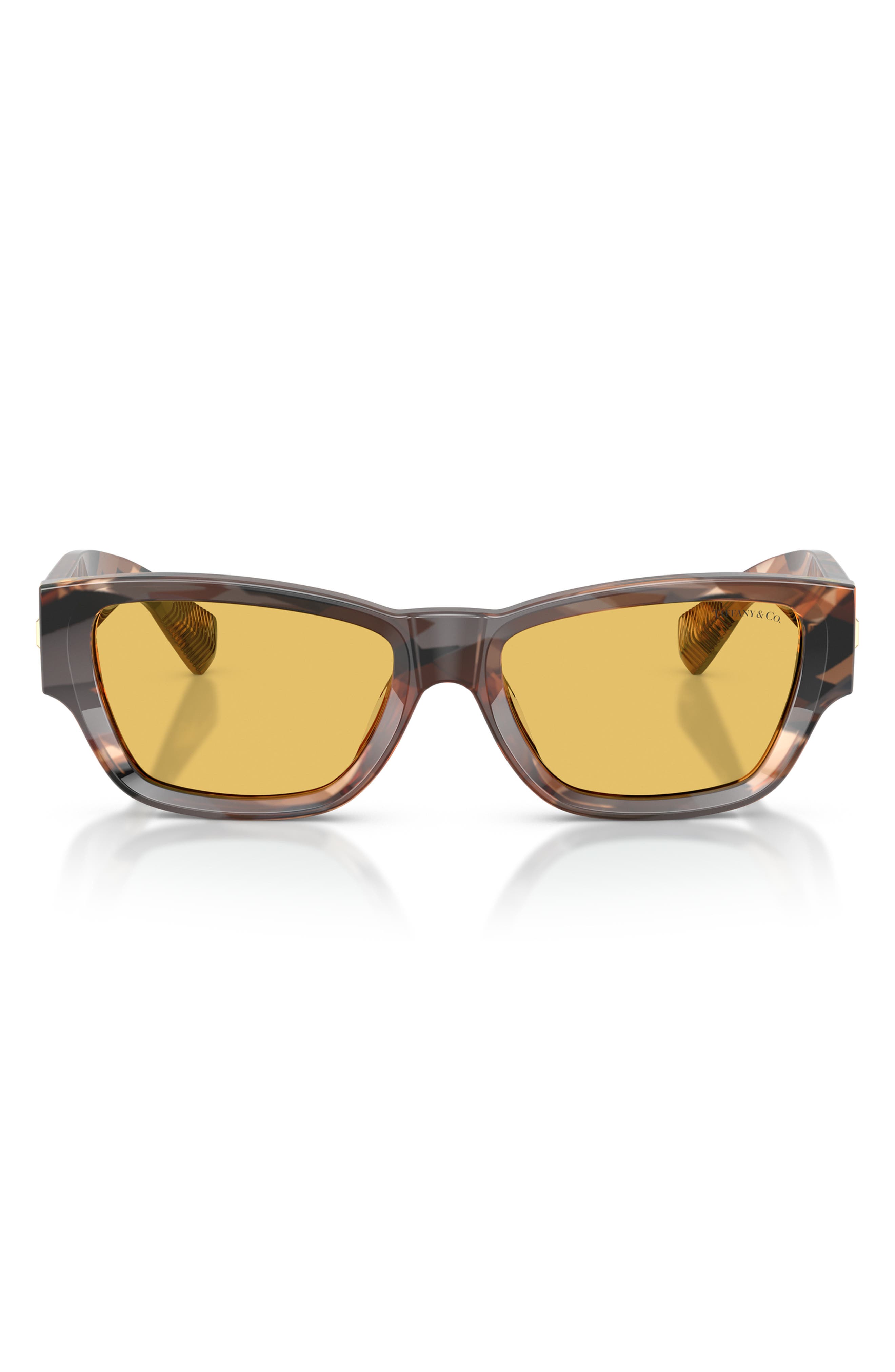 GEOMETRIC BROWN HAVANA / YELLOW
