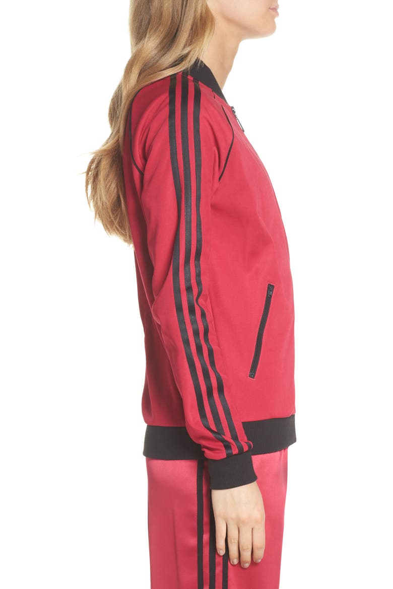 adidas Track Jacket, Alternate, color, PRIDE PINK