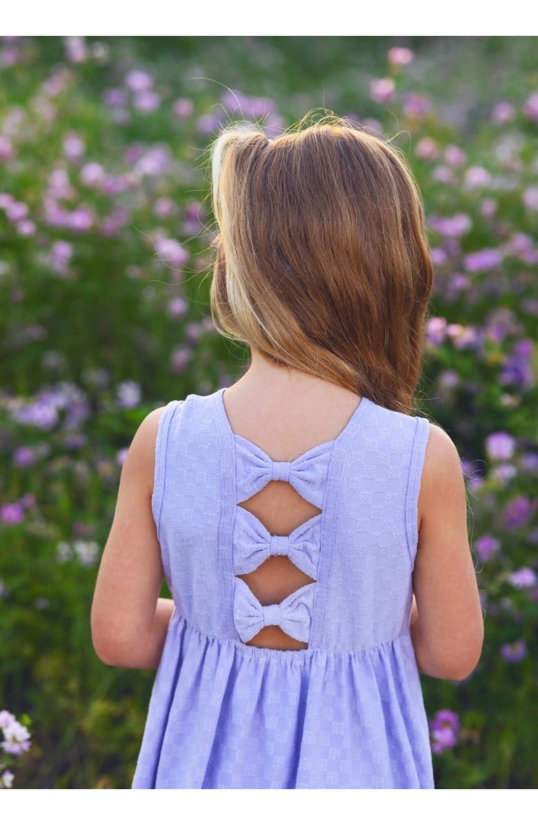 Mabel + Honey Malibu Drop Waist Purple Dress, Alternate, color, Purple