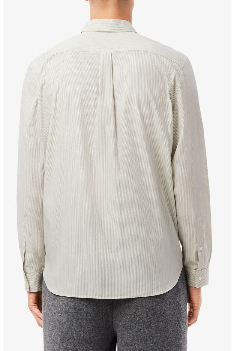 Stripe Cotton Button-Down Shirt, Alternate, color, LAPLAND/ SINOPLE