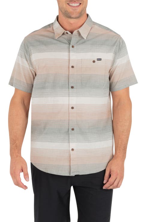 Lido Stripe Short Sleeve Button-Up Shirt