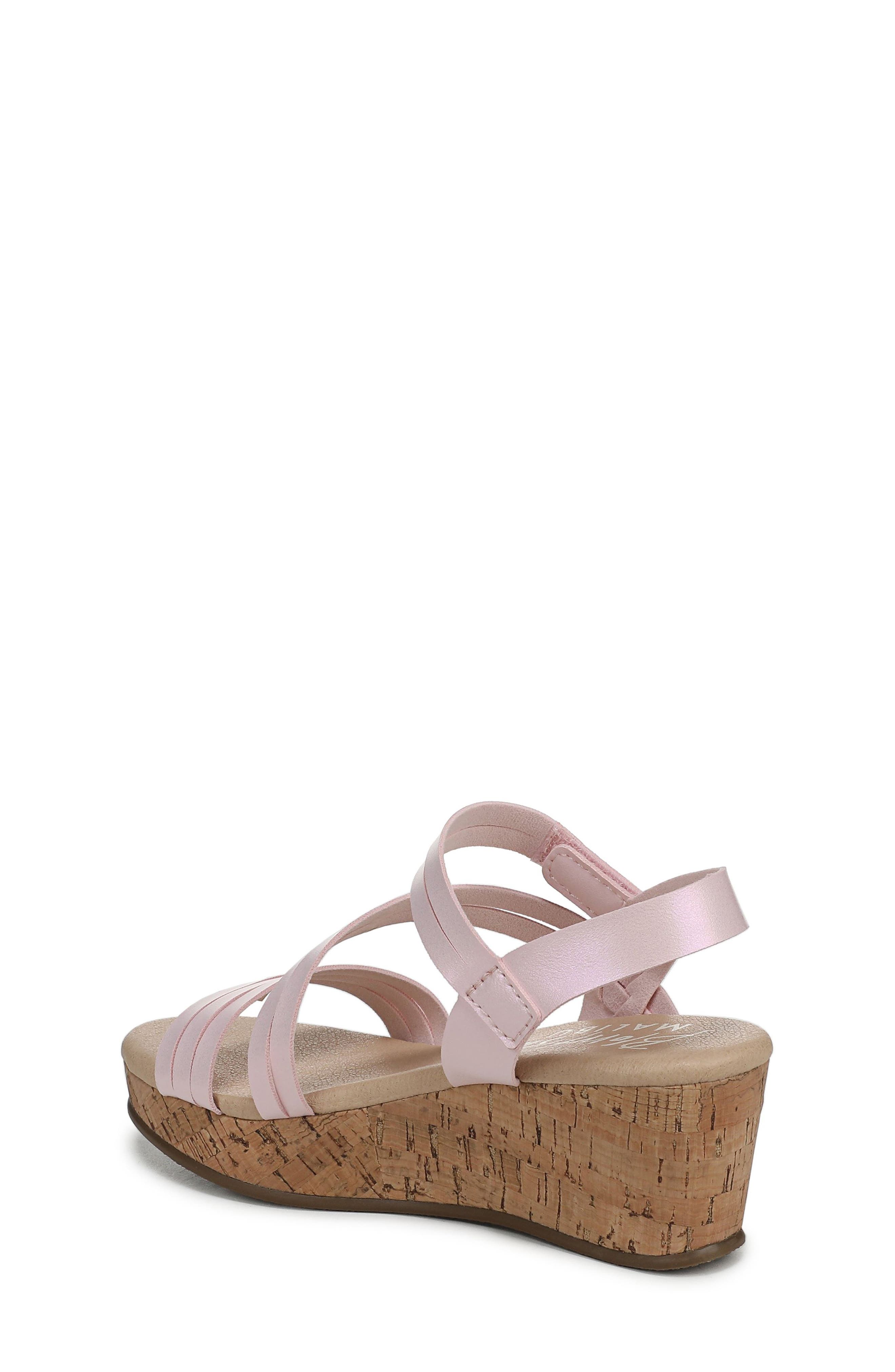 Blowfish Malibu Kids' Lemonade-K Wedge Sandal, Alternate, color, Pink Dragon