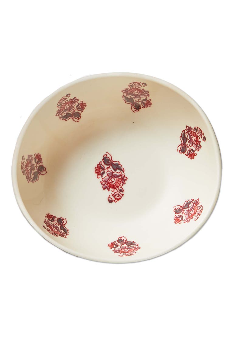 Jasmine Melamine Serving Bowl Multicolor Dishwasher Safe, Main, color, Multicolored