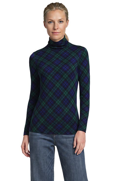 Lightweight Jersey Long Sleeve Turtleneck
