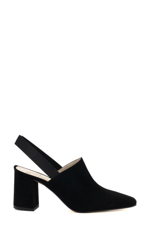 Amalfi By Rangoni Falle Slingback Pump In Black - Matching Elastic