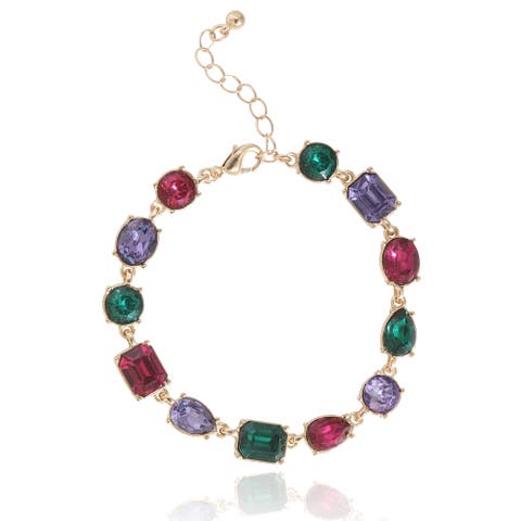 Multi-Stone Gem Bracelet