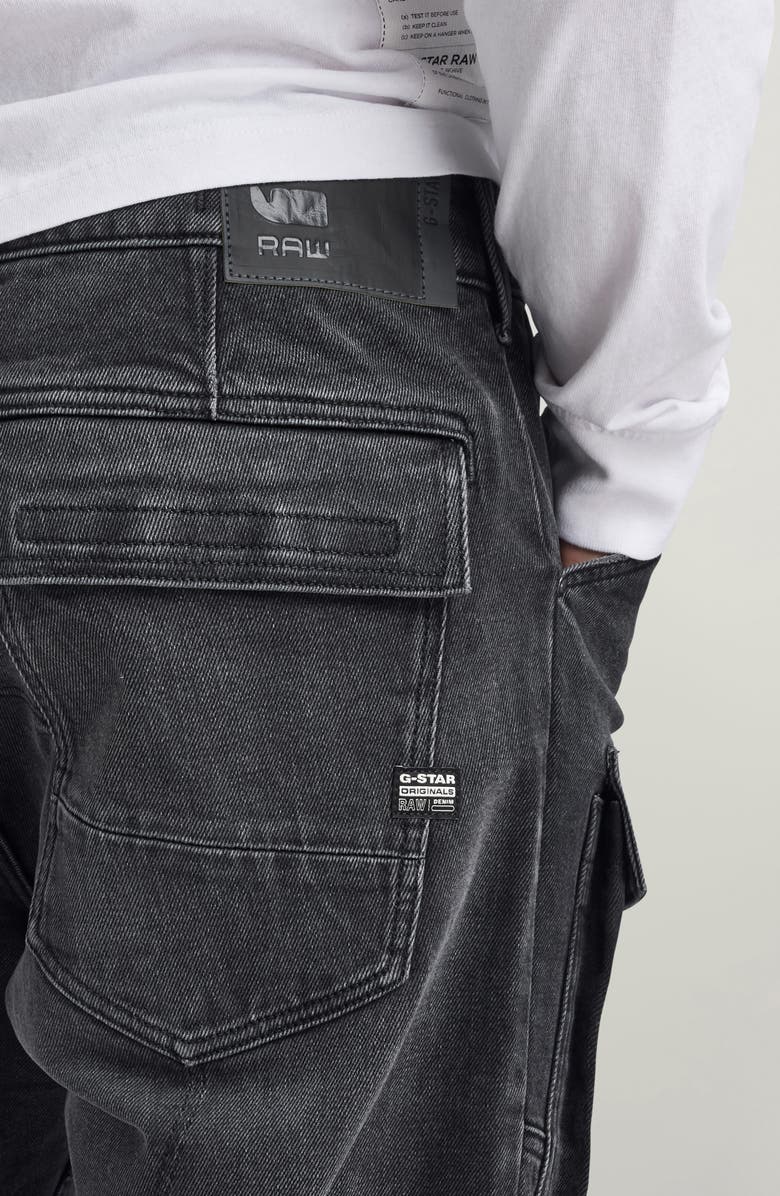 G-STAR 3D Straight Leg Taper Cargo Jeans, Alternate, color, 