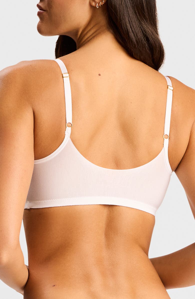 Commando Butter Bralette, Alternate, color, White
