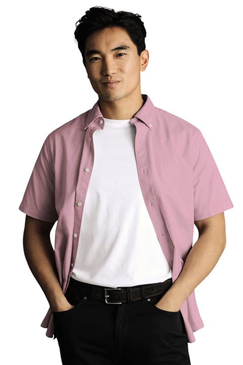 Stretch Washed Oxford Short Sleeve Shirt