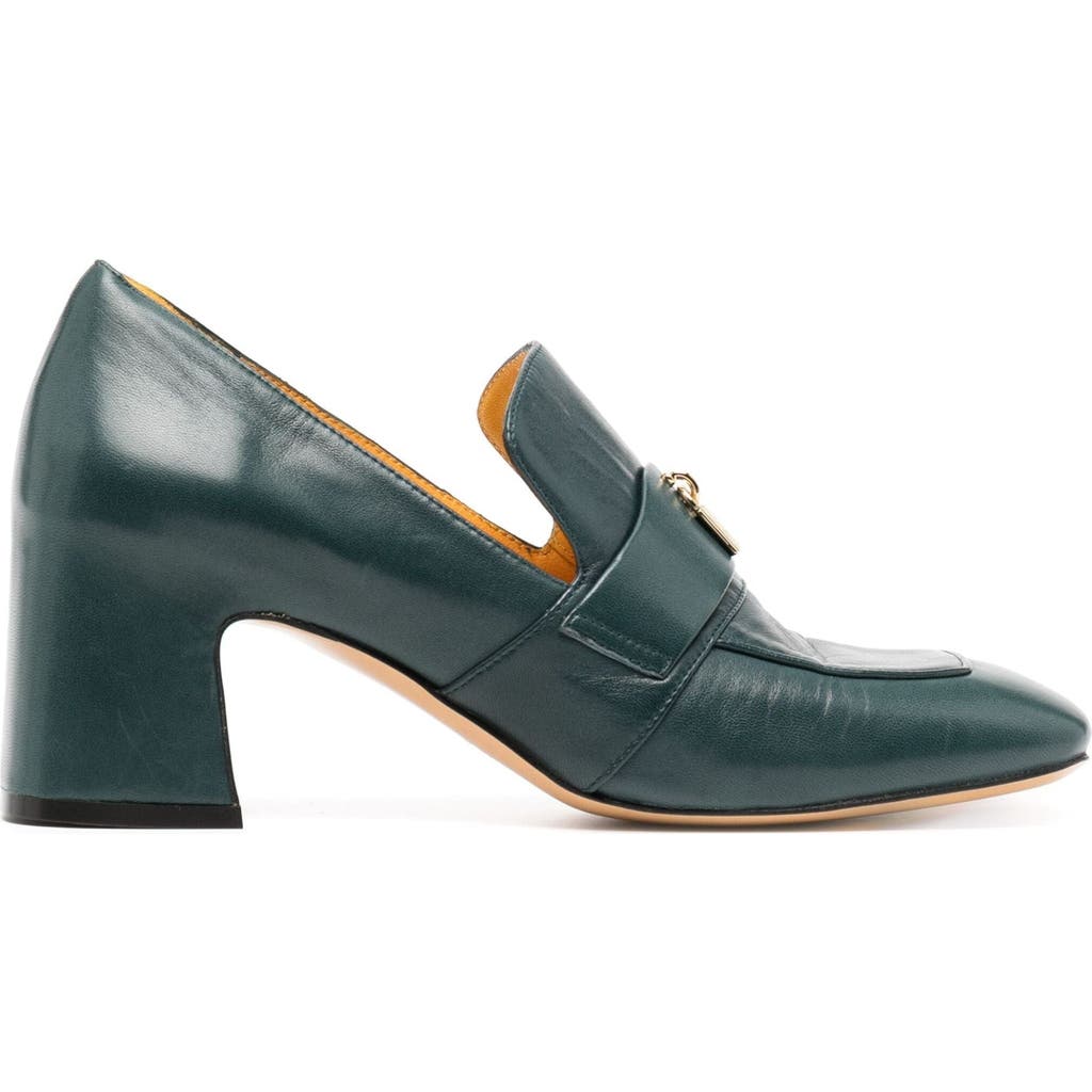 Madison Maison Heel Lock Loafer In Green