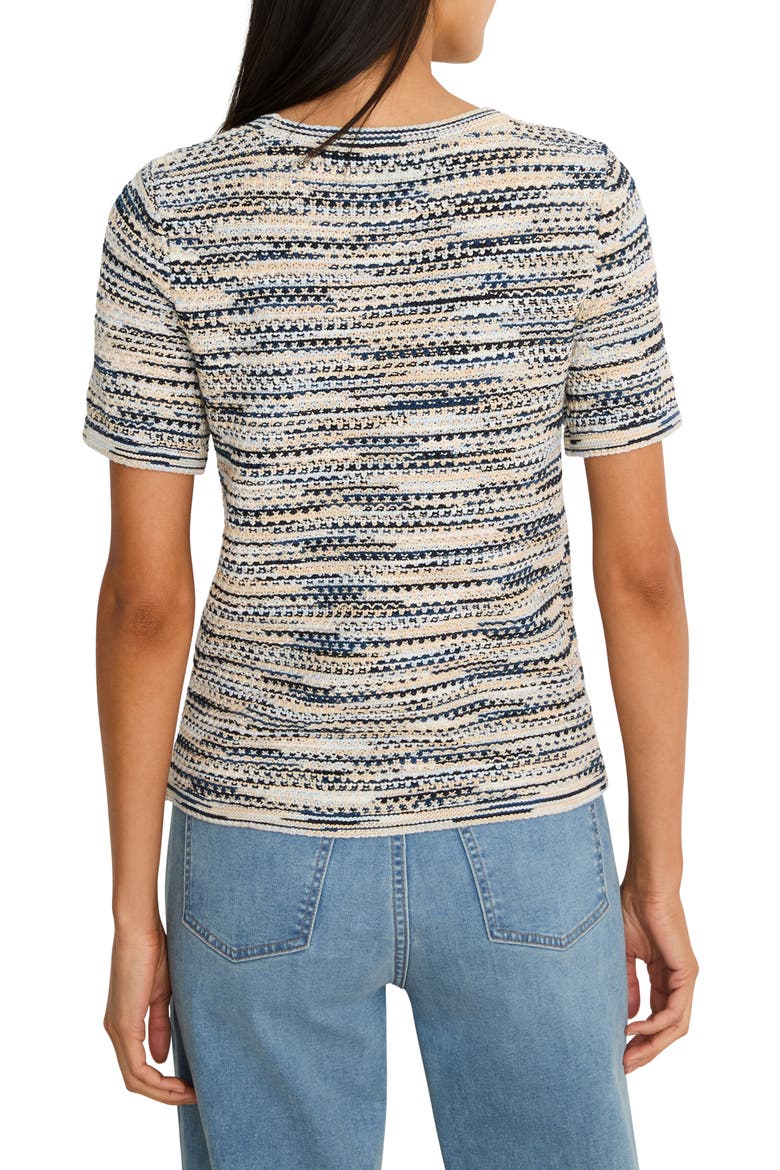 Space Dye Tuck Stitch Sweater, Alternate, color, BLUE MULTI