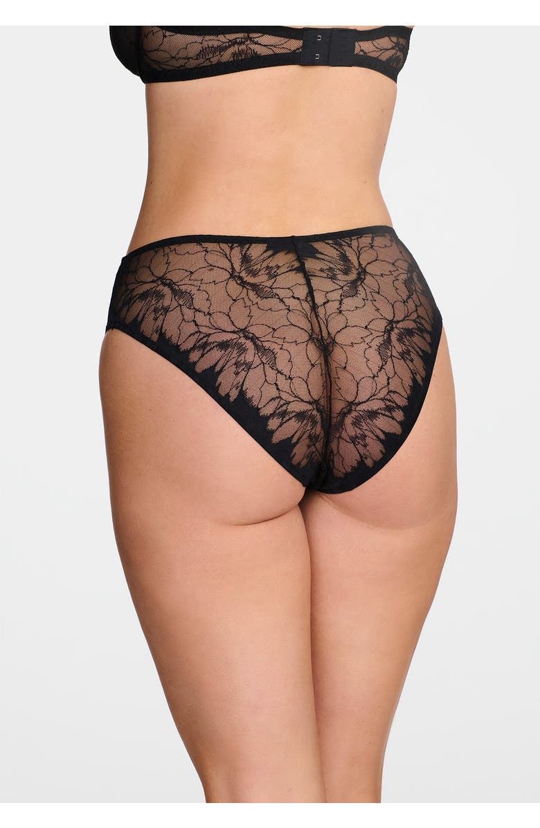 CUUP The Highwaist- Floral Lace, Alternate, color, Black