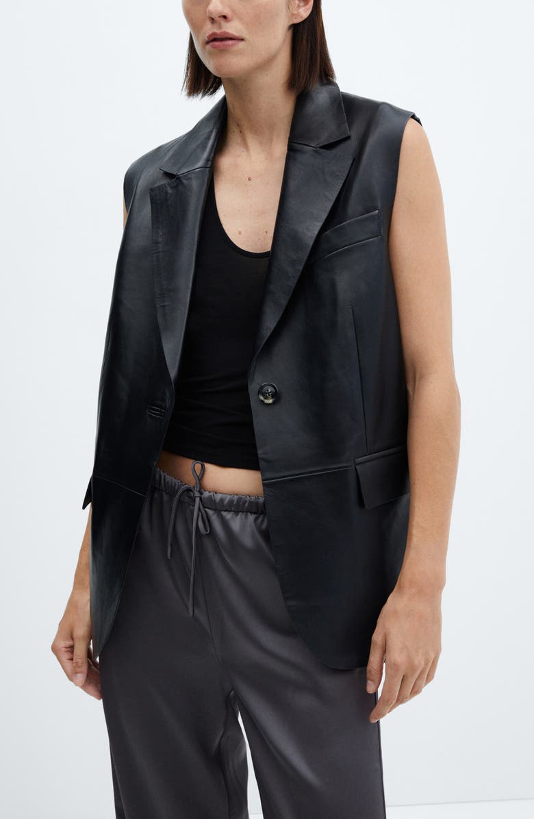 MANGO Satin Drawstring Pants, Alternate, color,