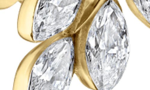 Maria Tash Diamond Vine Threaded Stud Earring In Yellow Gold