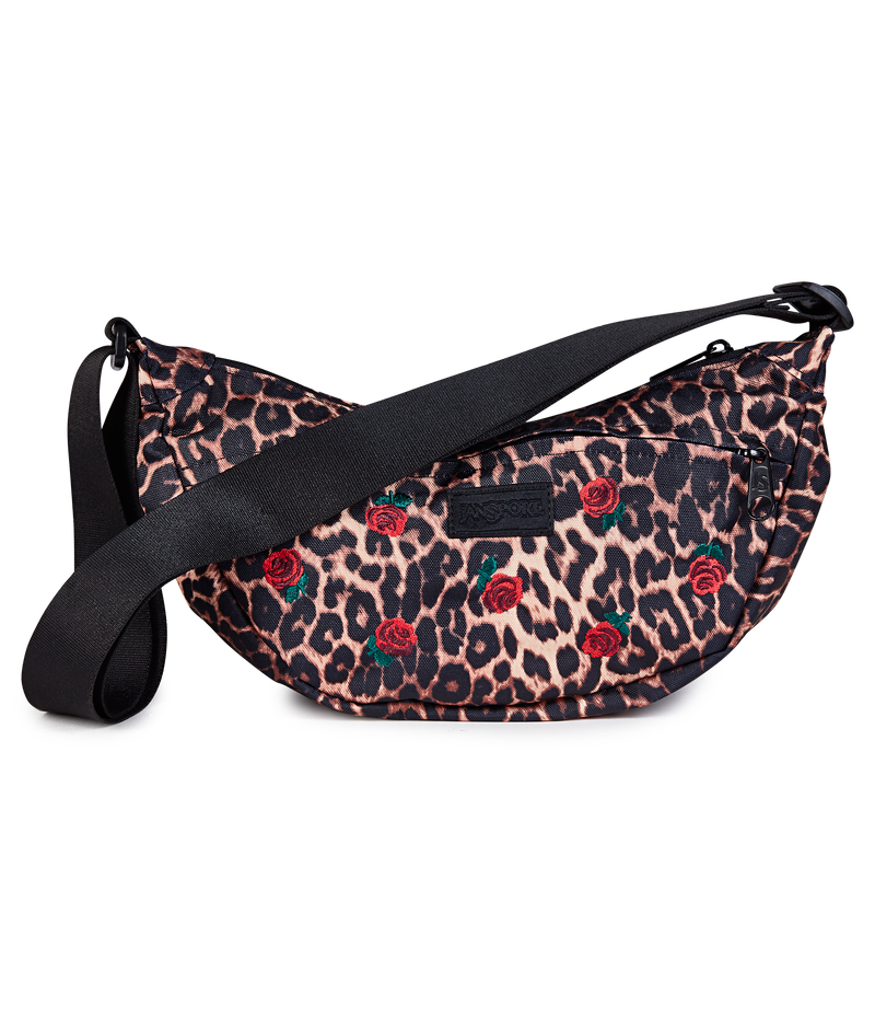 Jansport Unphased Crossbody Small FX, Main, color, Leopard Rose