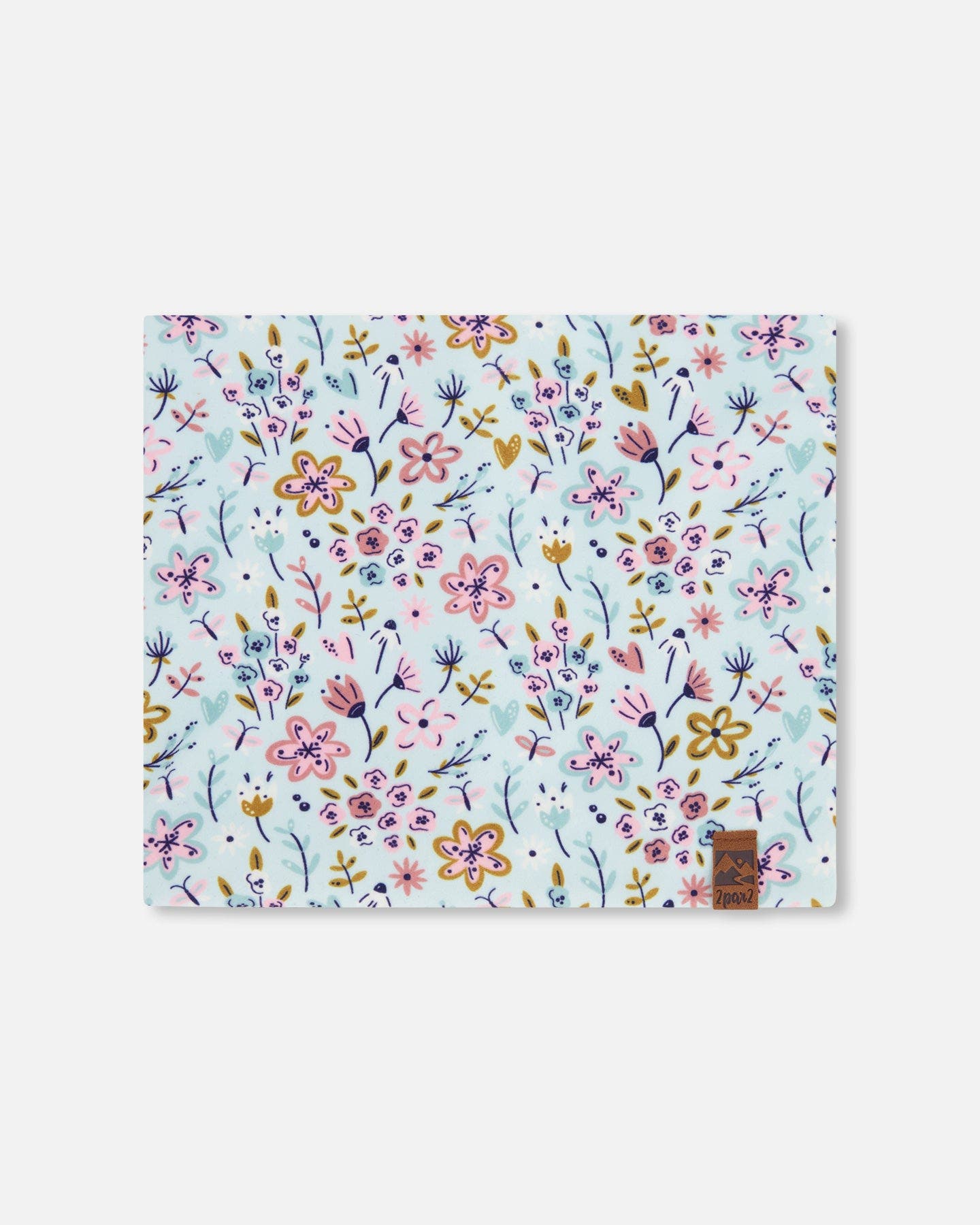 selected Blue Mini Flower Print