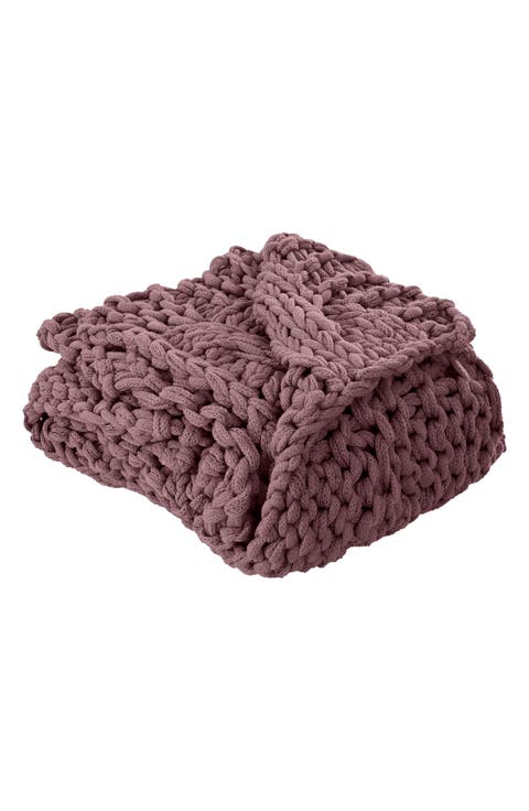 Chunky Knit Throw