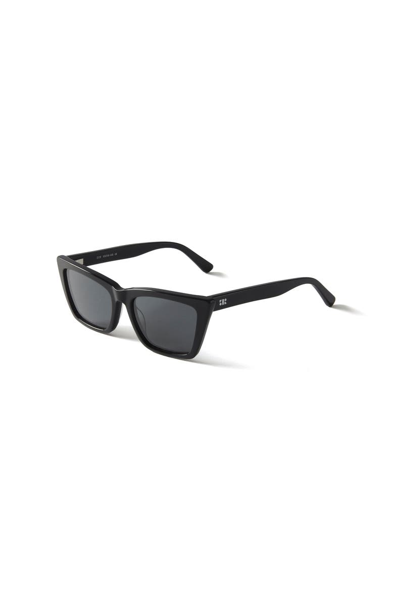 Zoé Sunglasses, Alternate, color, Black