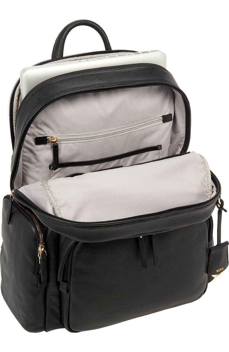 TUMI Voyageur Carson Leather Backpack, Alternate, color,