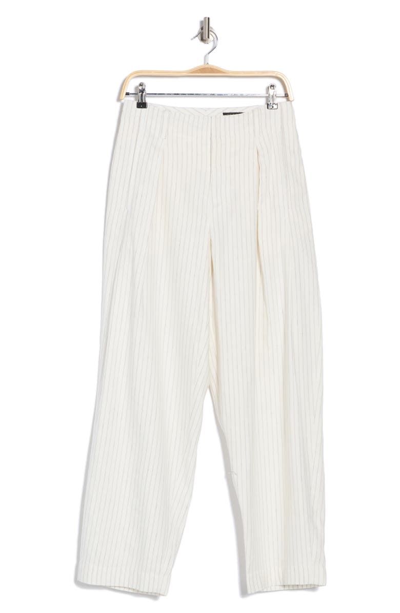 rag & bone Douglas Pinstripe High Waist Pants, Alternate, color,