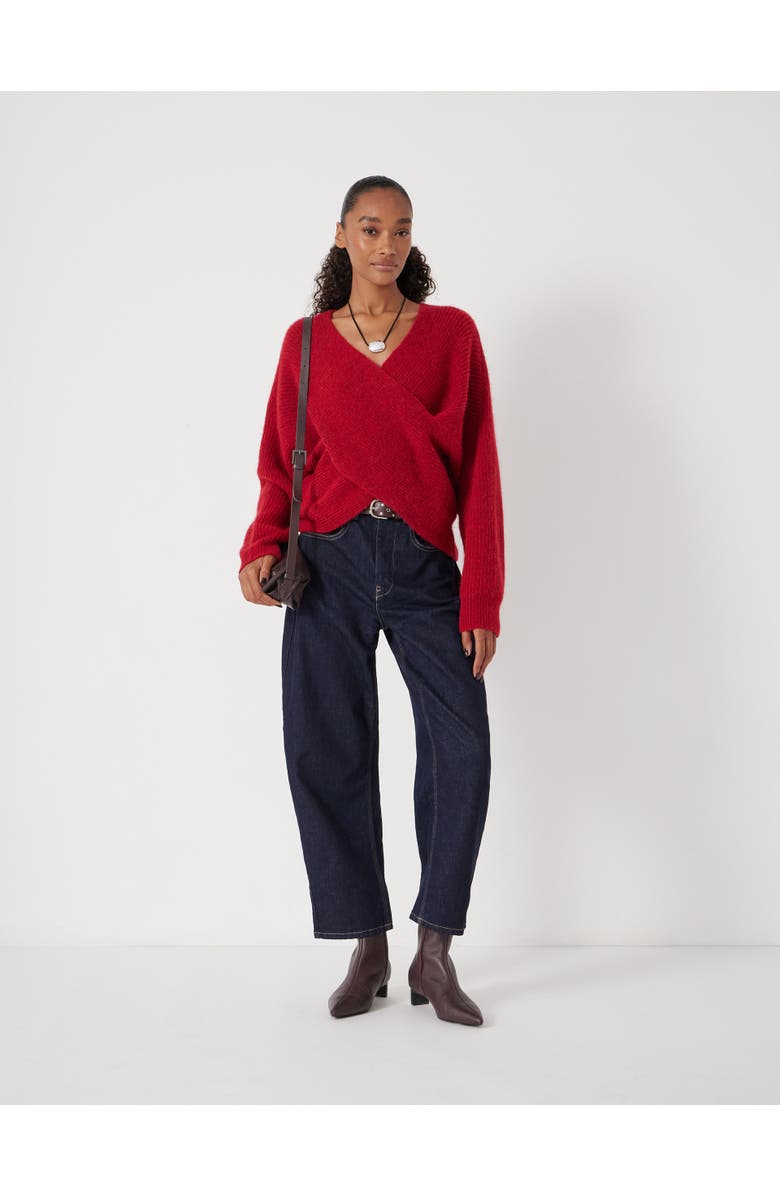 Hush Betty Wool Blend Jumper, Alternate, color, Fiery Red