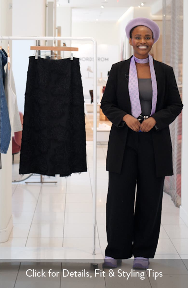 Tufted Jacquard Skirt, sales video thumbnail
