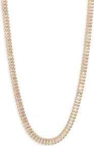 Nordstrom Baguette Cubic Zirconia Necklace