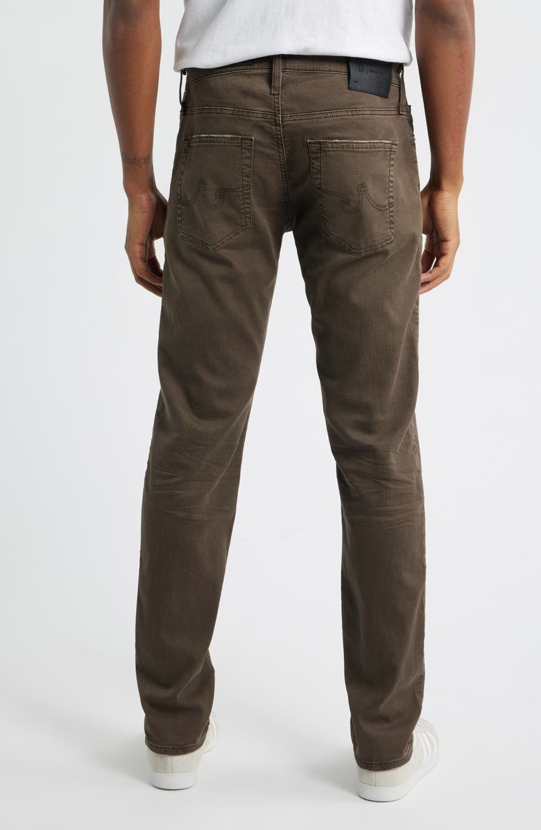 AG Tellis Slim Fit Corduroy Pants, Alternate, color, Sulfur Brown Slate