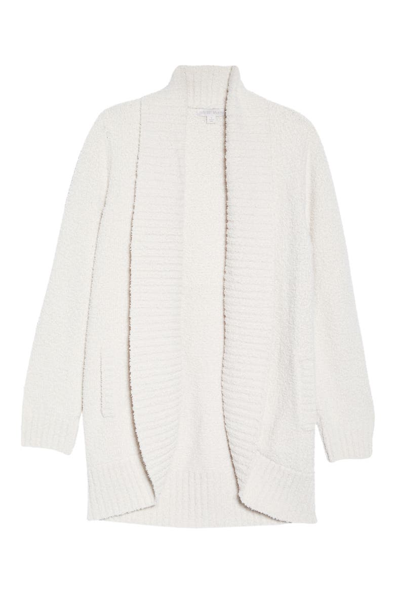 CozyChic™ Chenille Circle Cardigan, Alternate, color, SEASHELL