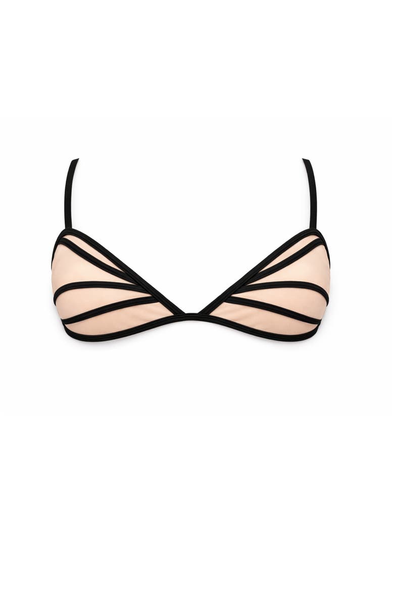 Ivy Swimwear Nola Bikini Top, Main, color, Black