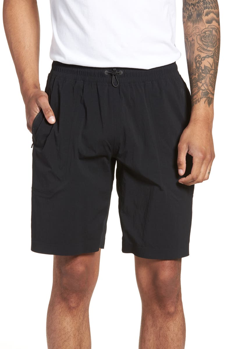 Reigning Champ Stretch Nylon Shorts, Main, color,