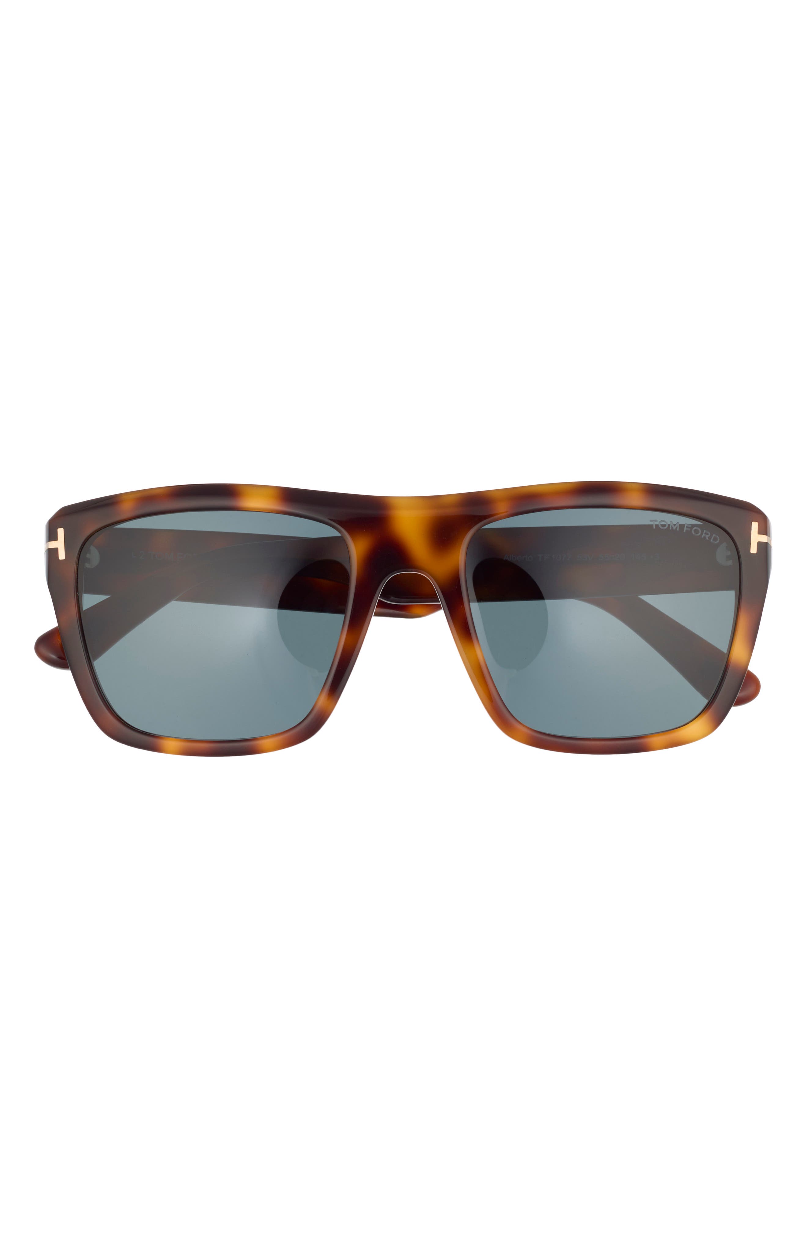 TOM FORD 55mm Square Sunglasses