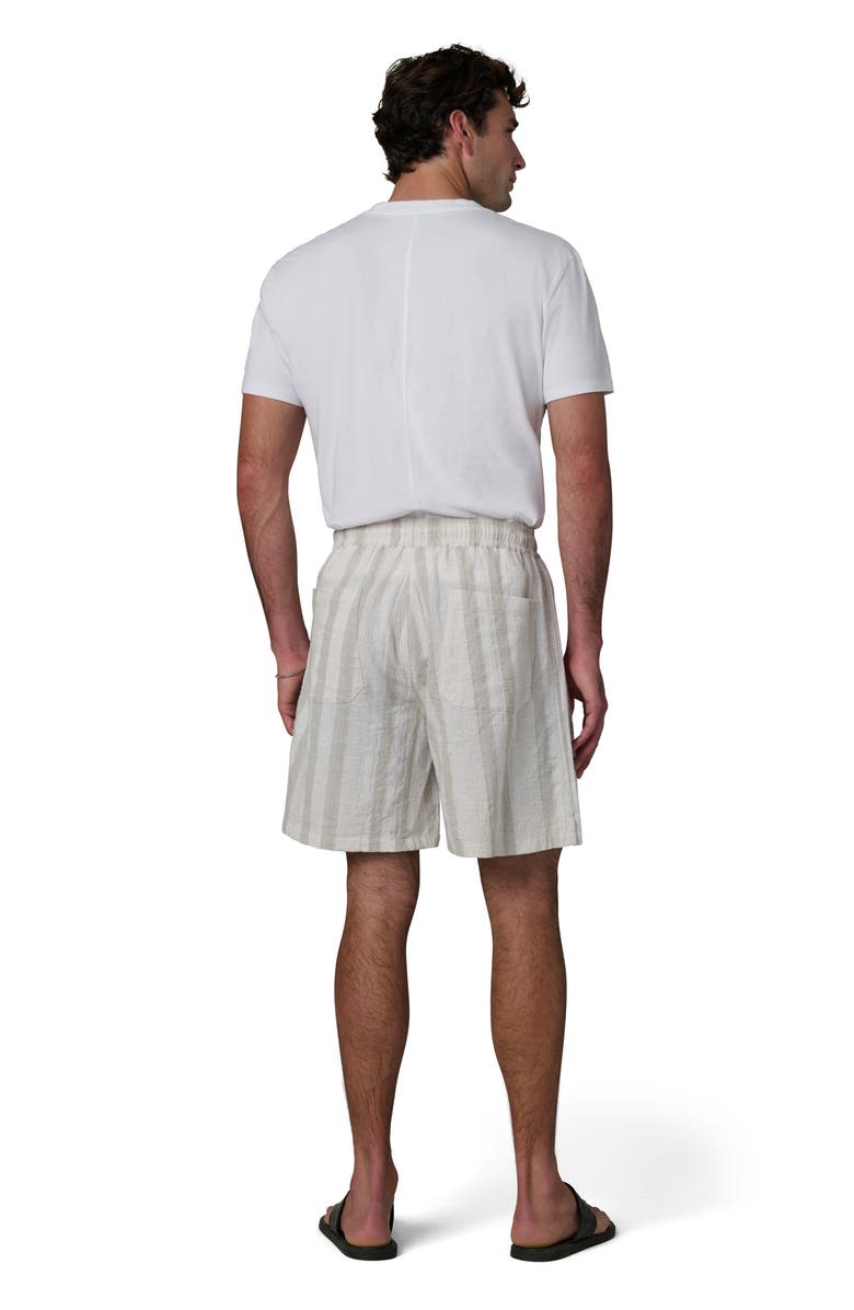 Joe's Cabana Dobby Stripe Drawstring Shorts, Alternate, color, Grey Stripe