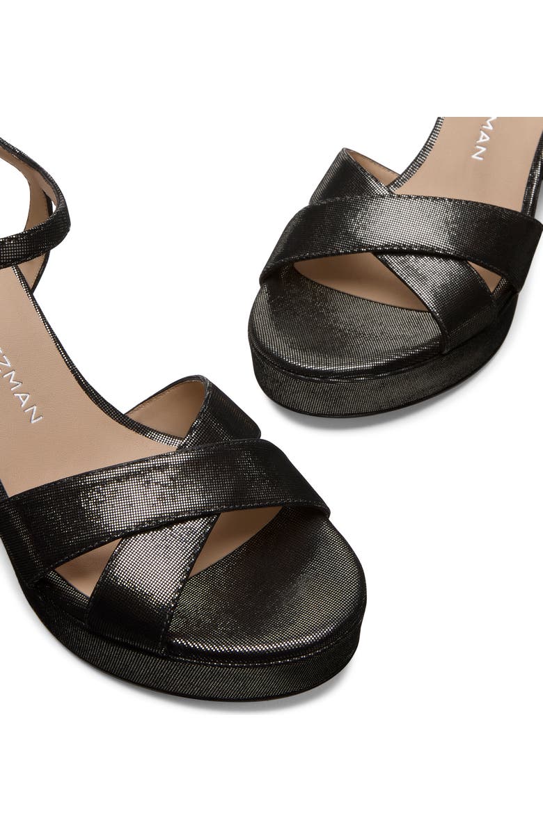 Stuart Weitzman Dayna Platform 80 Sandal, Alternate, color, Gunmetal
