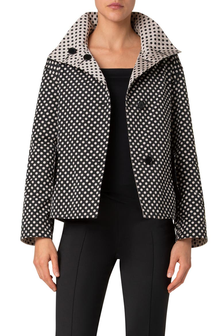 Polka Dot Reversible Jacket (Women) | Nordstrom
