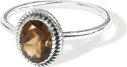 YS GEMS Oval Solitaire Ring