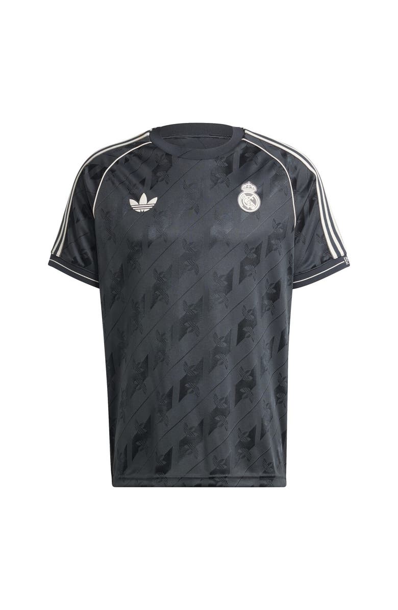 adidas Originals Men's adidas Originals Charcoal Real Madrid Lifestyler Jersey, Alternate, color,