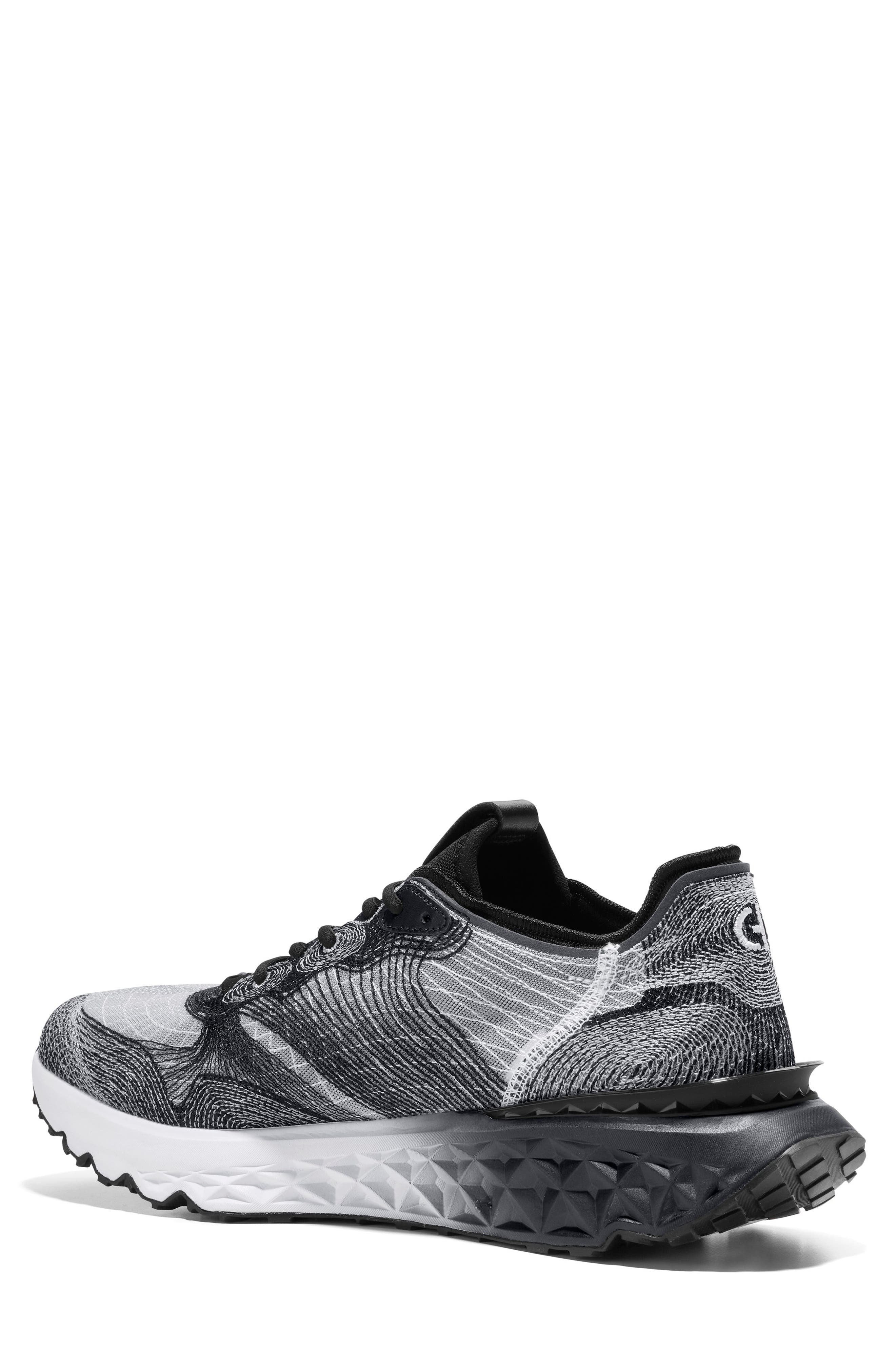 Cole Haan 5.Zerogrand Embrostitch Running Shoe, Alternate, color, Black/ Gray Pinstripe/ Optic