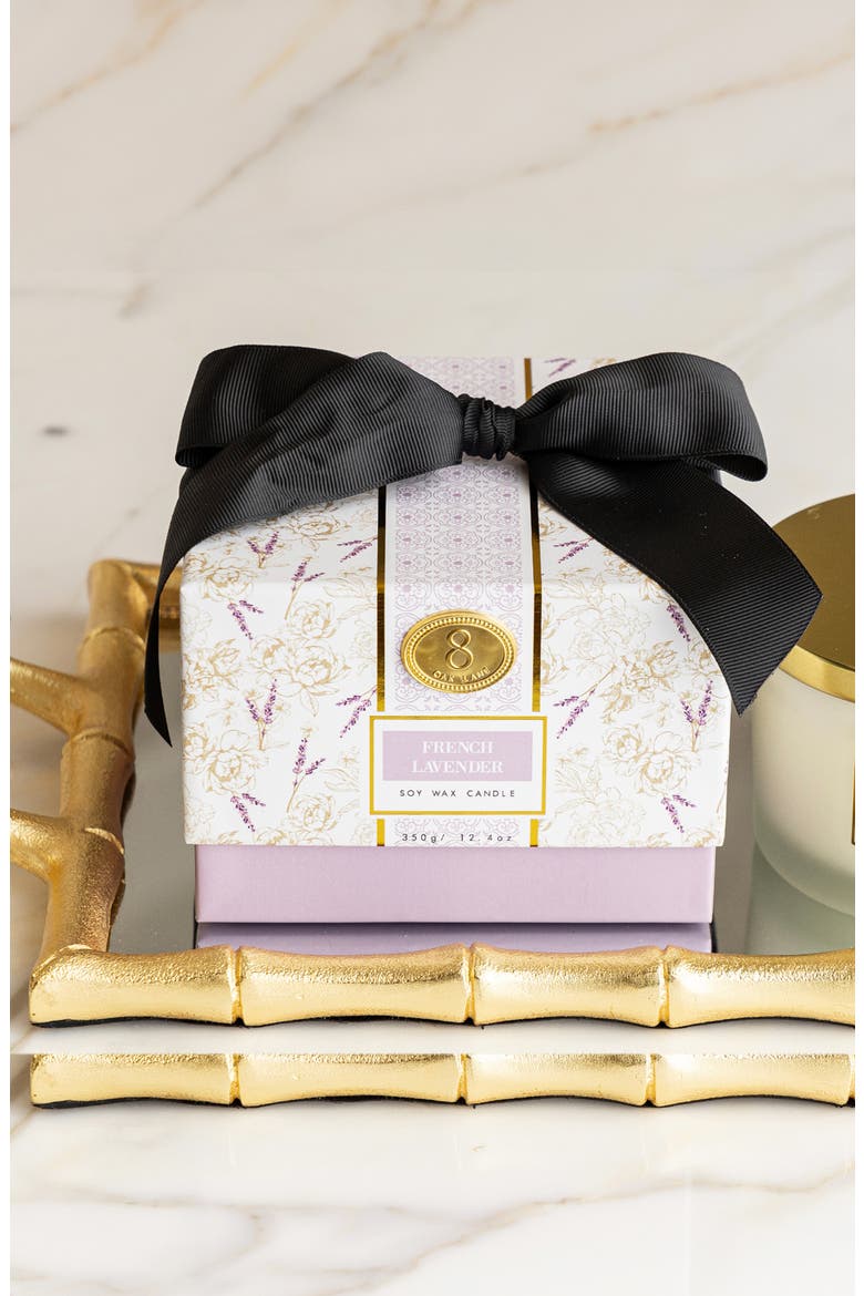 French Lavender 3-Wick Candle, Alternate, color, LAVENDER
