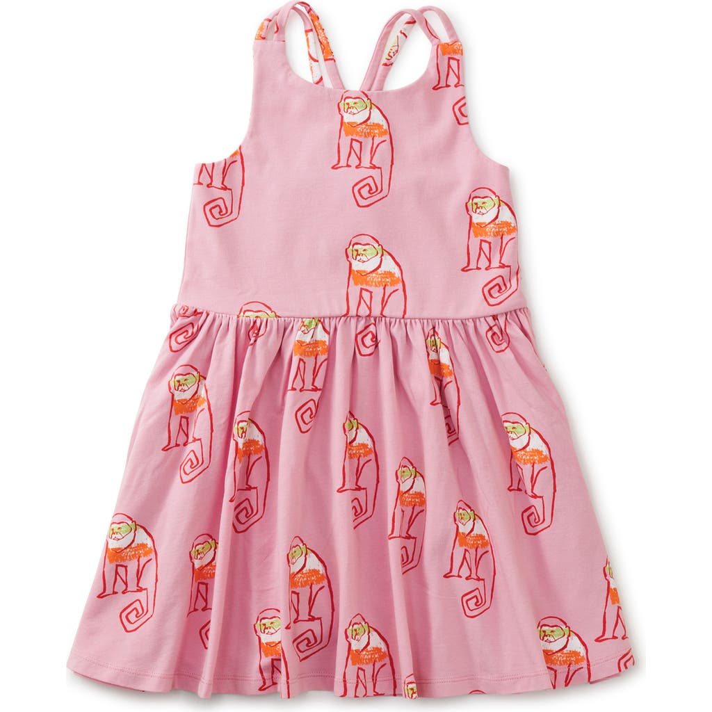 Tea Collection Strappy Back Skirted Dress
