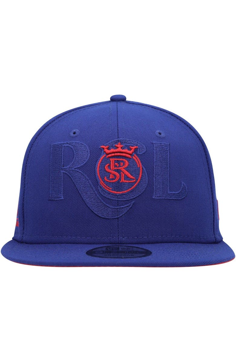 New Era Men's New Era Blue Real Salt Lake Kick Off 9FIFTY Snapback Hat, Alternate, color, 