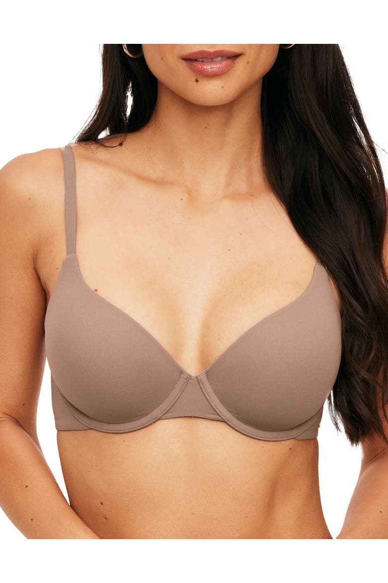 Janelle Contour Demi Bra, Main, color, Beaver Fur