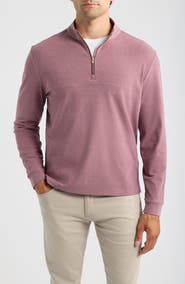 johnnie-O Mikey Quarter Zip Pullover