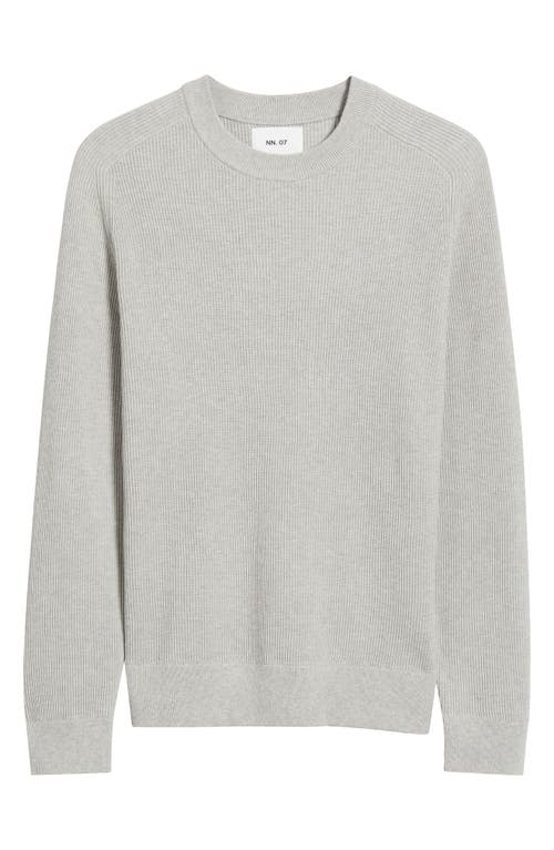 Nn07 Kaley 6499 Cotton Crewneck Sweater In Gray