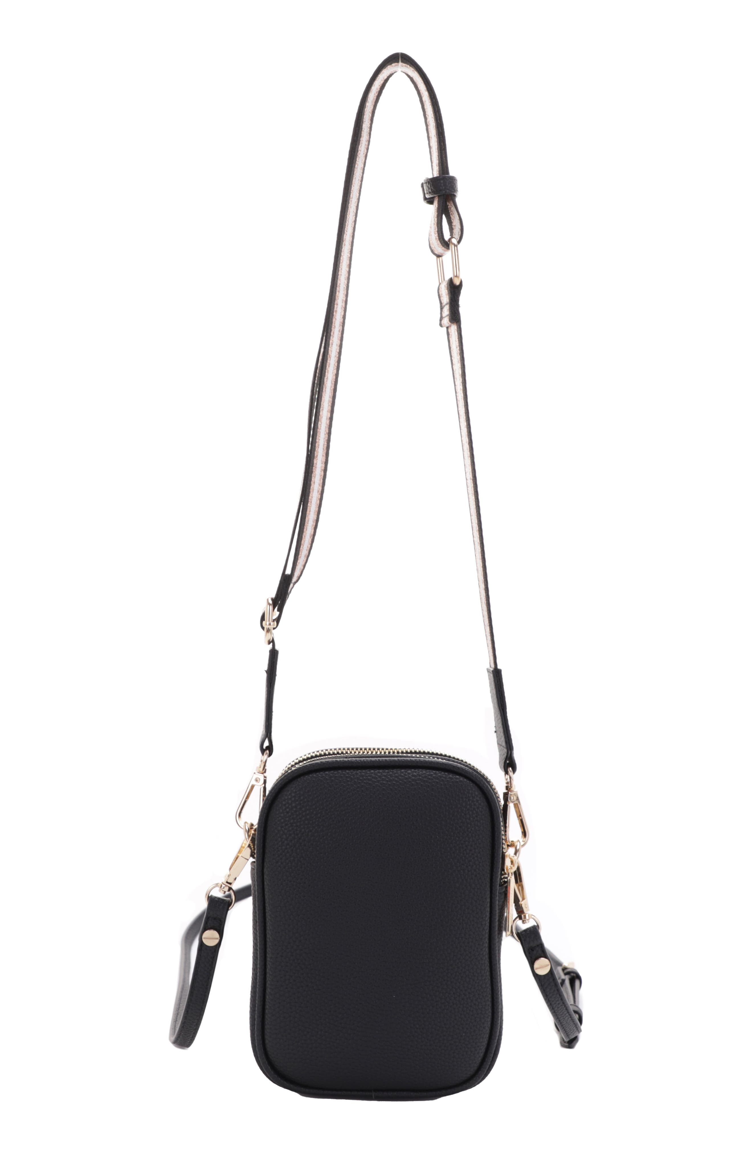 Mali + Lili Josephine Recycled Vegan Leather Crossbody Bag, Alternate, color, 